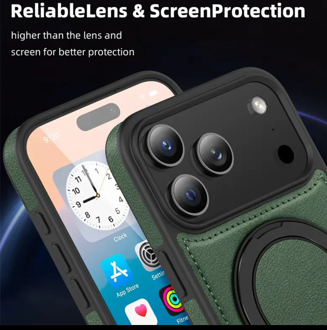 Business magnetic rotating stand shockproof case